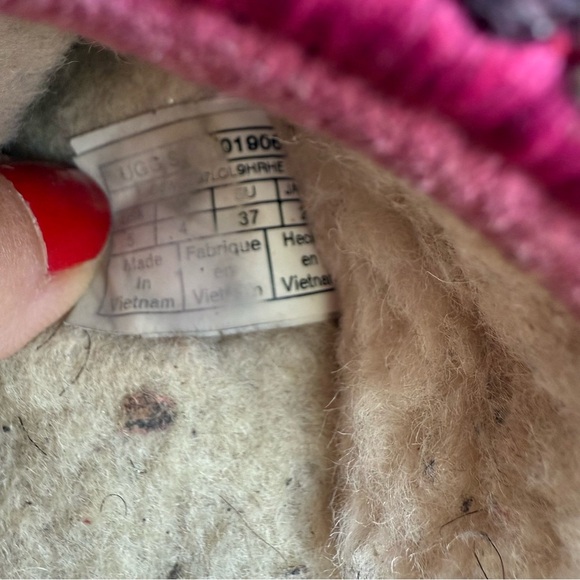 UGG Tasman Pink Slipper Slide On Shoe size 5 37 - Picture 7 of 9